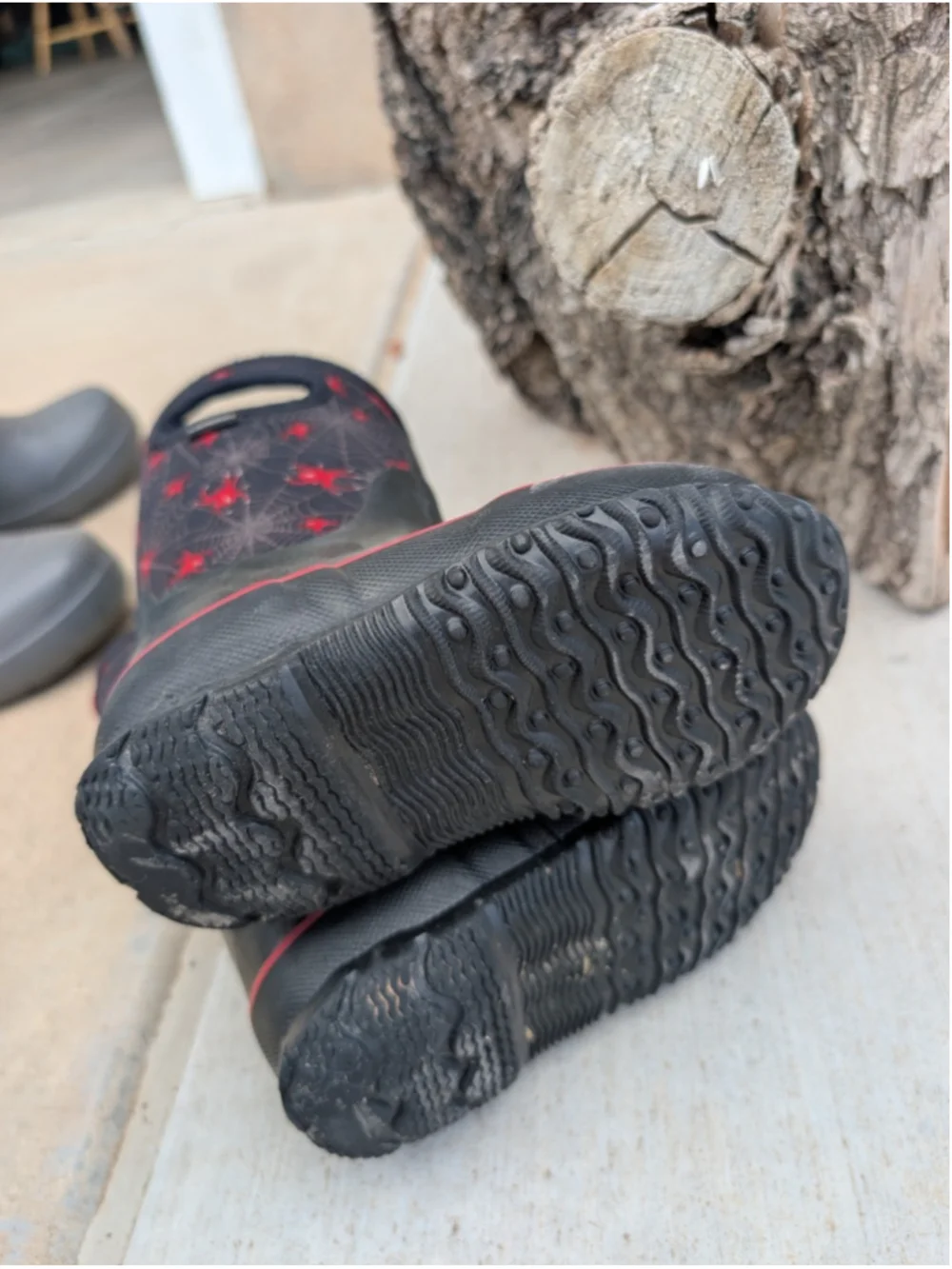 Bogs Kids Classic High Spiders II Solid Waterproof Insulated Boots Sz US 9 EU 25